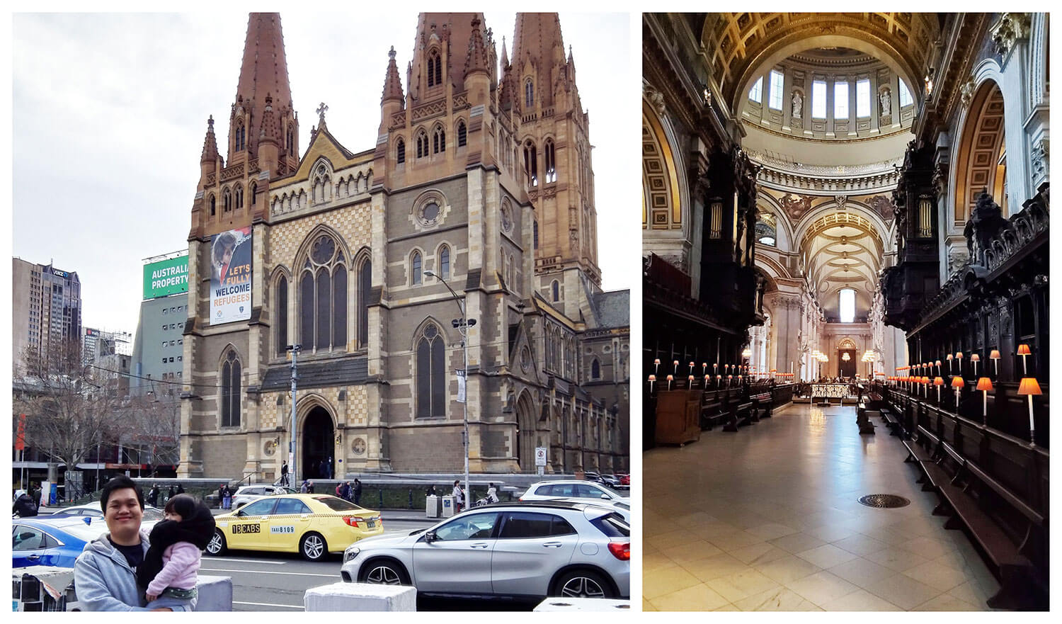 St Pauls Cathedral and ACMI