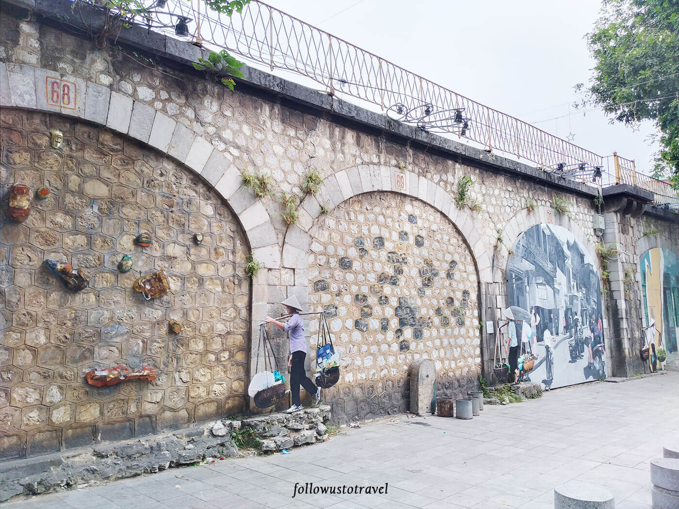 Phung Hung Mural Street Hanoi