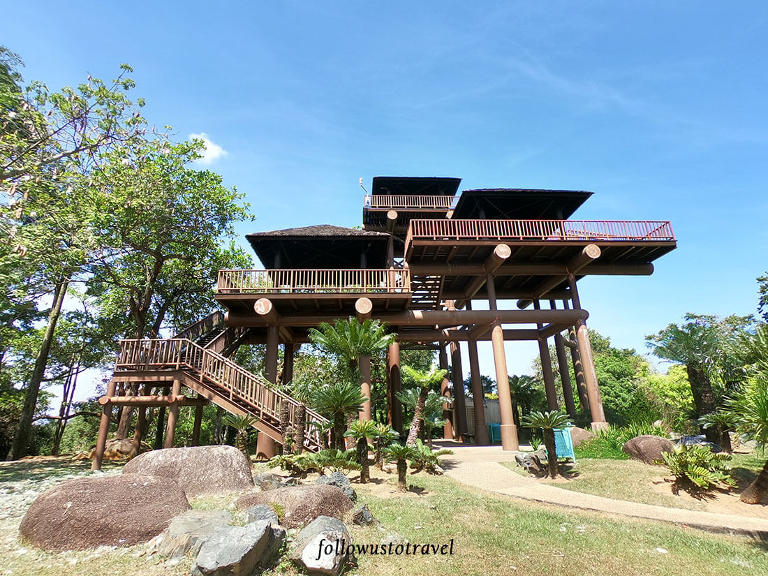 布城景点布城湿地公园观景台