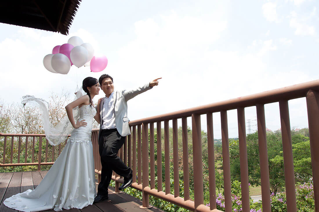 布城景点布城湿地公园婚纱拍摄观景台