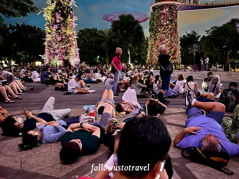 新加坡濱海灣花園超級樹燈光秀 gardens by the bay lightshow