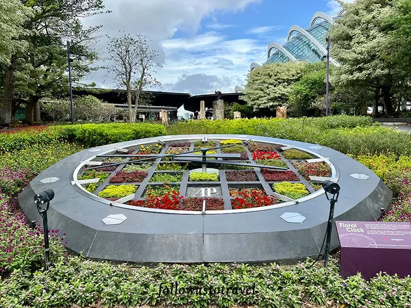 濱海灣花園 floral clock