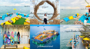 芭达雅景点 tappia floating cafe