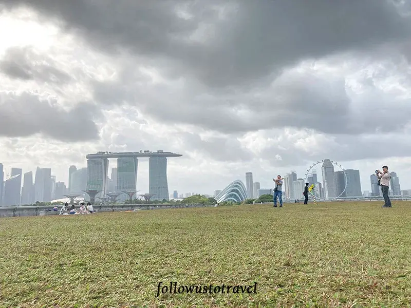 新加坡景点滨海湾花园 Marina Barrage
