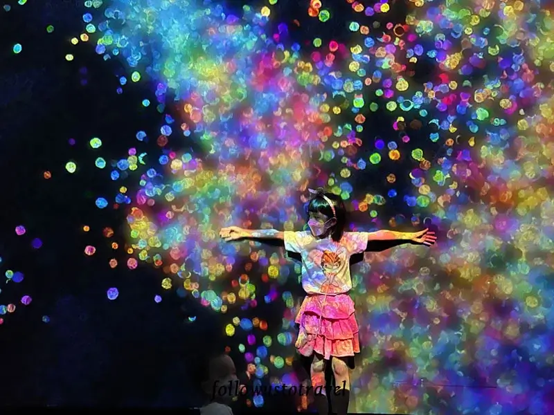 teamlab 自律抽像畫