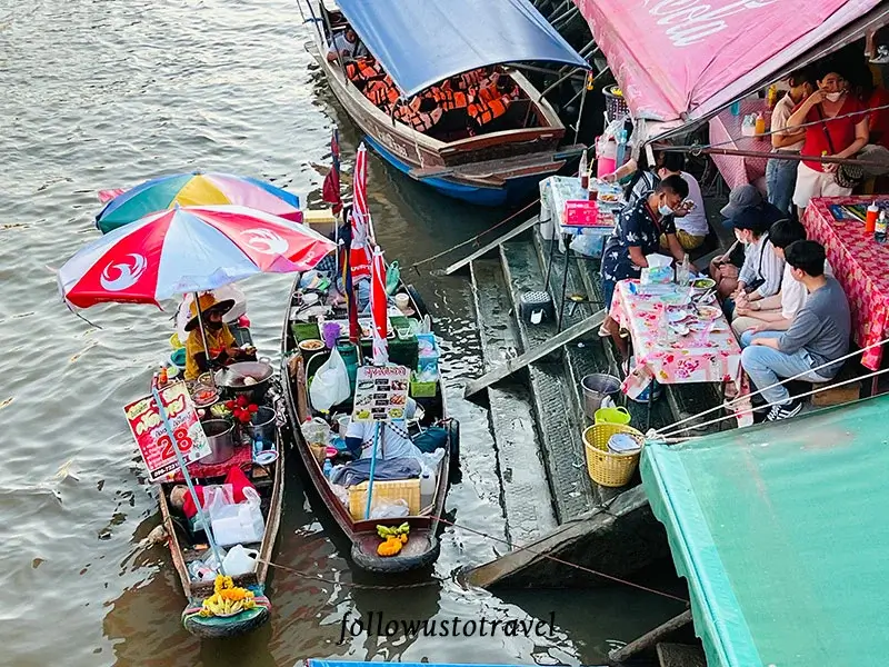 【曼谷水上市場一日遊】美功鐵道市場和安帕瓦,火車奇景、遊河賞螢、住宿推薦 18 安帕瓦水上市場