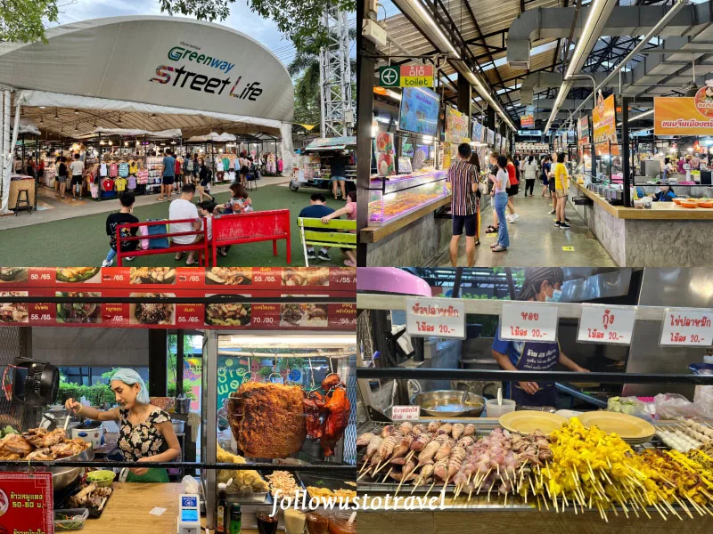合艾景點綠道夜市場 Greenway Night Market
