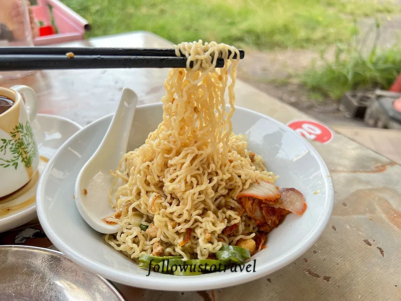 马六甲美食Sarawak Kolo Mee