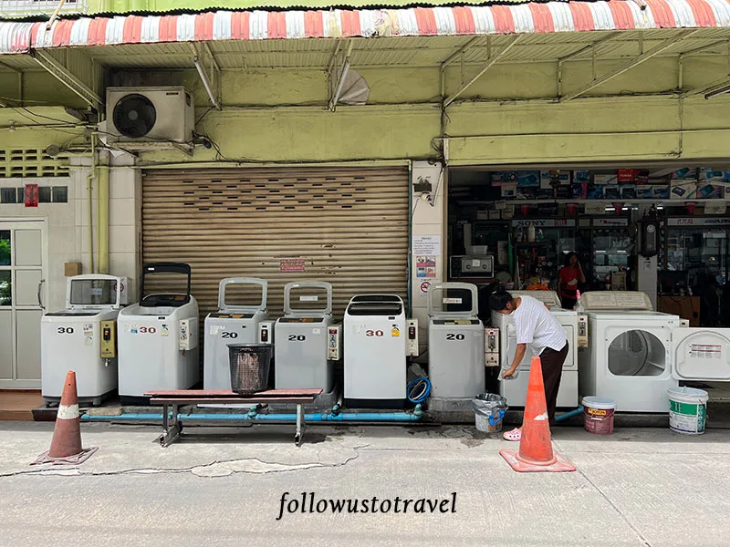 Ratchathewi 拉差裡威站自助洗衣店