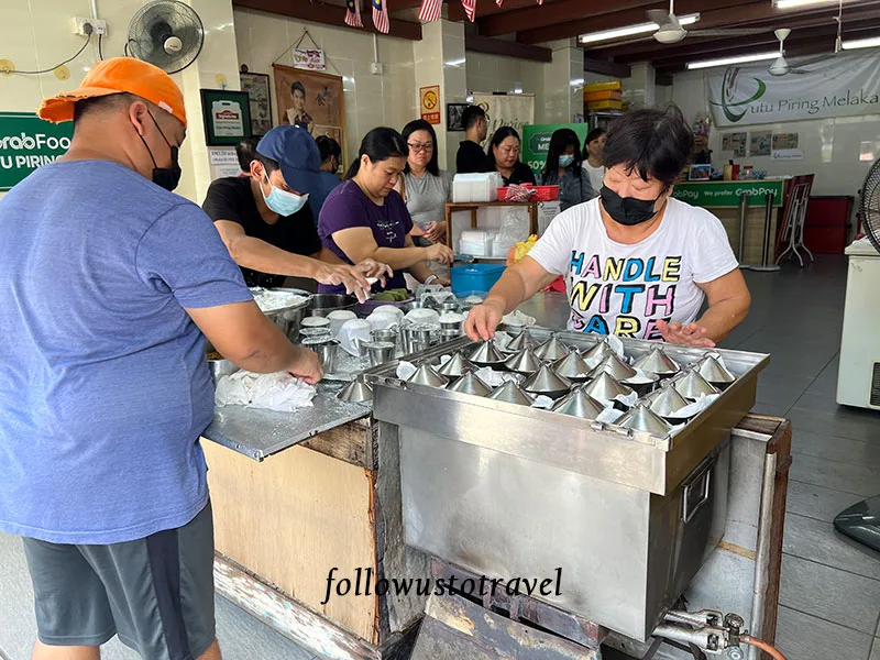 马六甲美食 putu piring tengkera