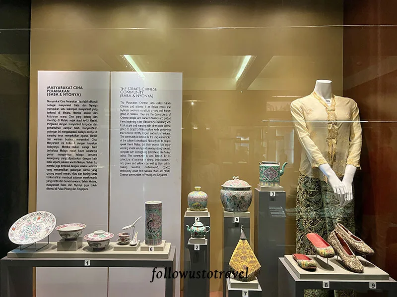 吉隆坡景点马来西亚博物馆 峇峇娘惹