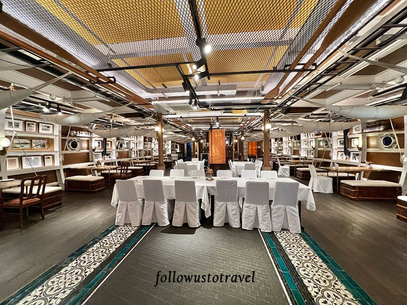 曼谷帆船餐廳Sirimahannop吉祥號 昭披耶河畔美景配上美食 15 Sirimahannop吉祥号曼谷帆船餐厅 lower deck