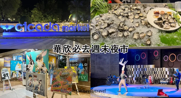 【華欣週末夜市】蟬鳴文創市集 Cicada Market 美食/街頭表演/藝術家/文創品