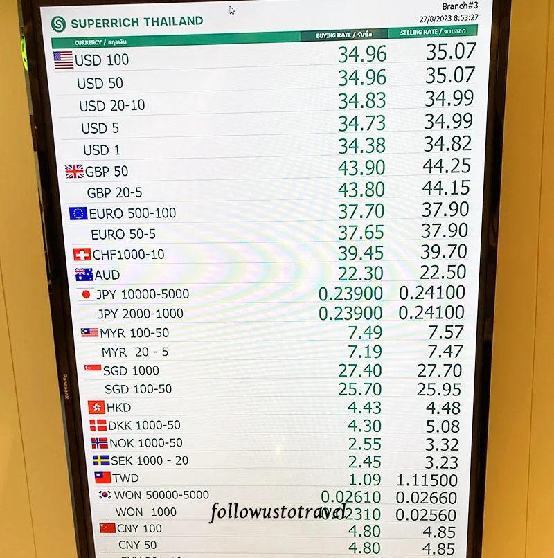 曼谷住宿BTS Phrom Phong 澎蓬站飯店/美食/按摩/交通/換匯總整理 27 曼谷住宿BTS Phrom Phong澎蓬站 Emporium Superrich 換匯所