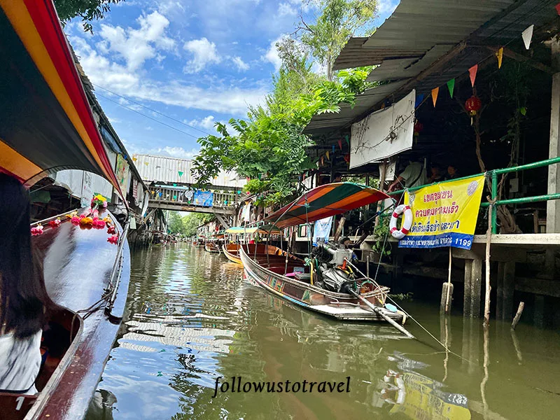 曼谷水上市場空叻瑪榮水上市場搭船 Khlong Lat Mayom Floating Market