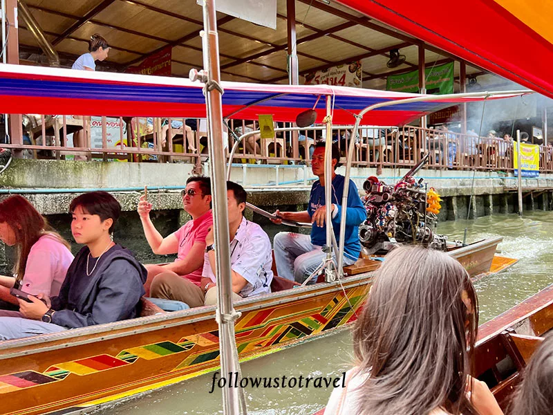 曼谷水上市場空叻瑪榮水上市場搭船 Khlong Lat Mayom Floating Market