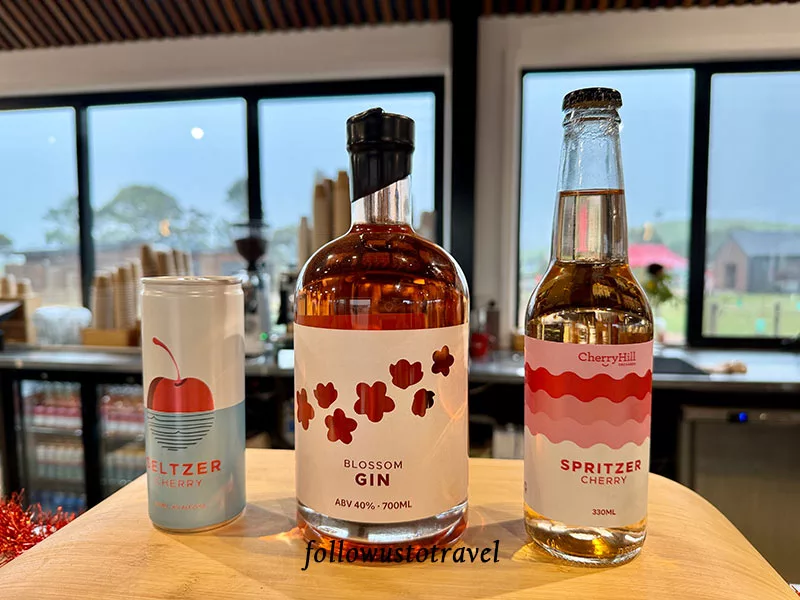 墨爾本景點 CherryHill Orchards 櫻桃氣泡水