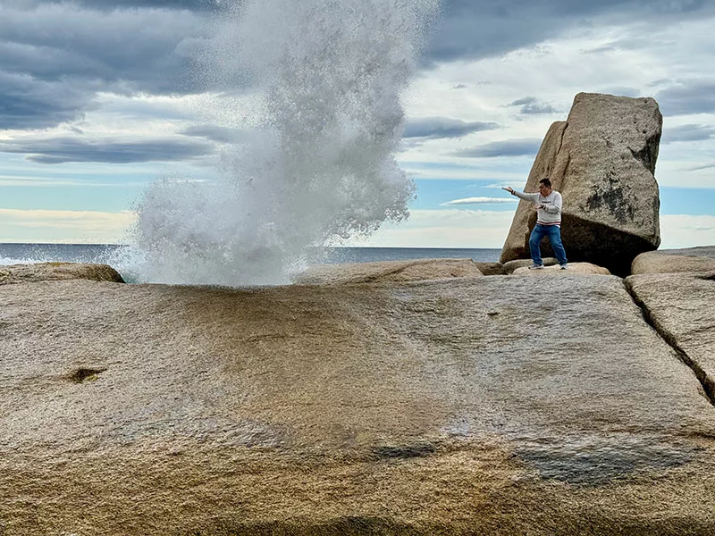 塔斯馬尼亞自由行 塔斯馬尼亞景點噴水洞 Bicheno Blowhole