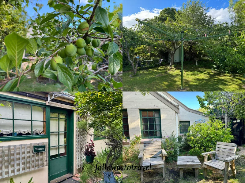 塔斯馬尼亞住宿 入住古老童話里奇蒙小鎮Corner Cottage Guesthouse 7 塔斯馬尼亞住宿里奇蒙 後院Richmond Corner Cottage Guesthouse