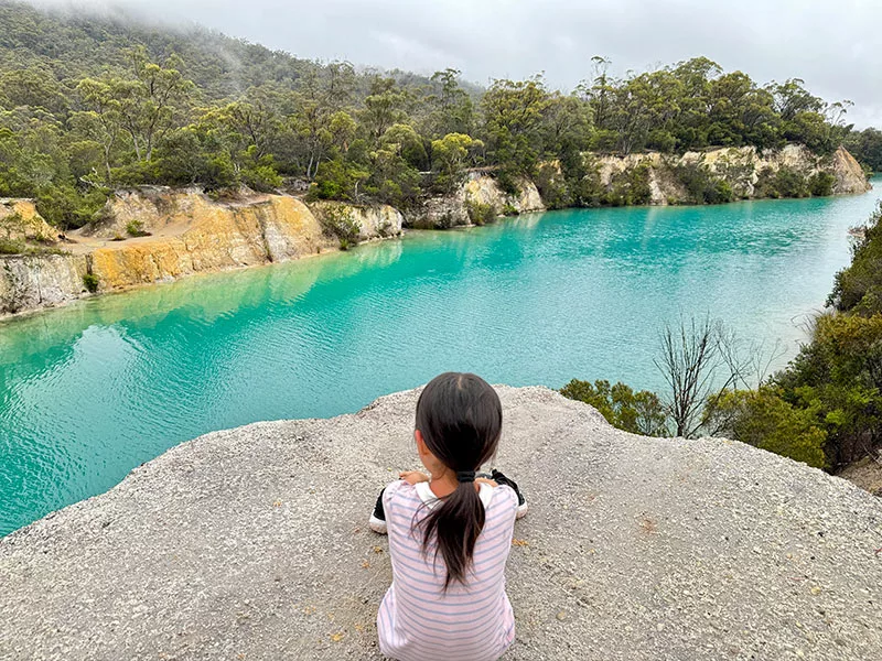 塔斯馬尼亞自由行 塔斯馬尼亞景點 小藍湖 Little Blue Lake