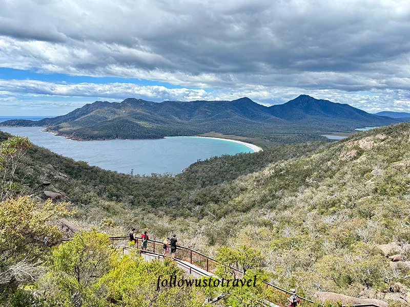 塔斯馬尼亞景點酒杯灣 Wineglass Bay Lookout