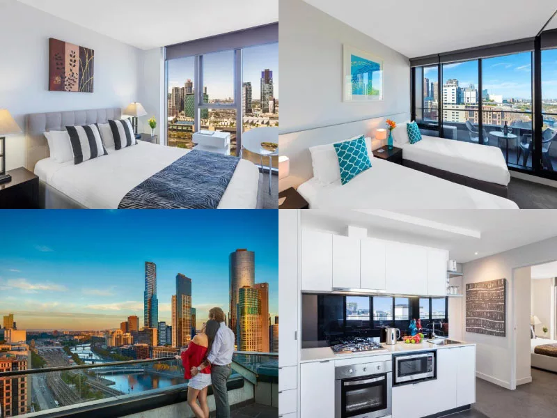 墨爾本飯店Aura on Flinders Serviced Apartments