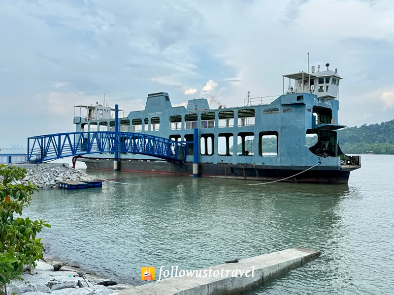 檳城水上餐廳Pulau Rimau Ferry