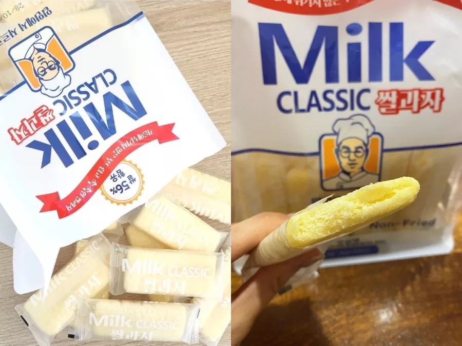 首爾必買牛奶米餅