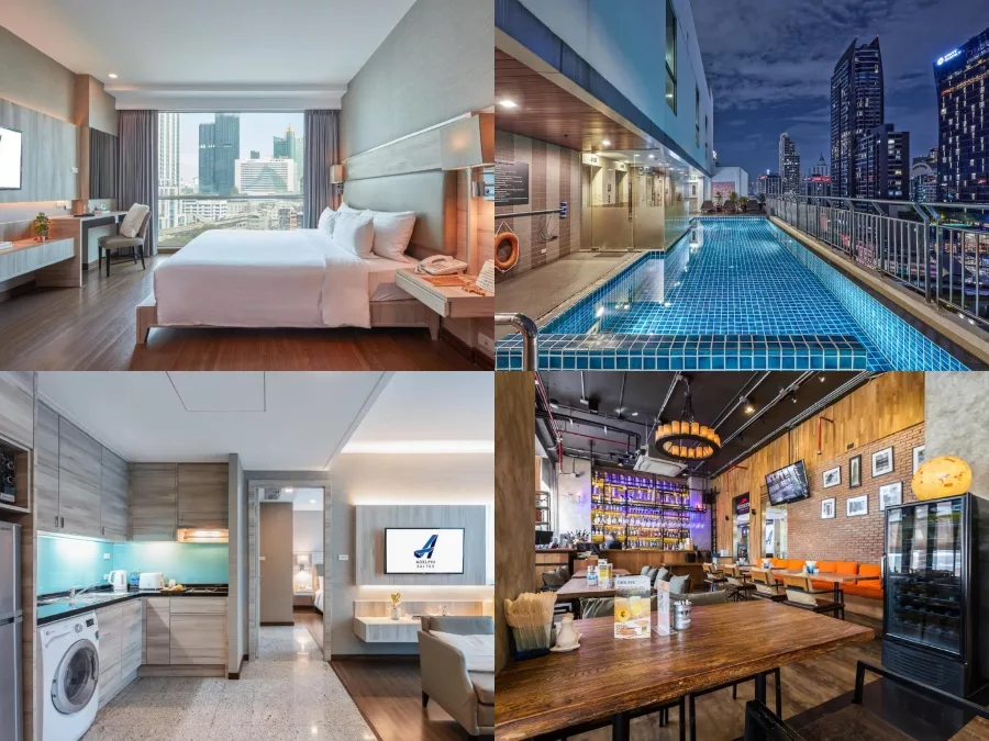 【2025曼谷住宿】最新!高CP值曼谷飯店推薦 近BTS站,平價和五星級 11 曼谷阿德爾菲套房酒店