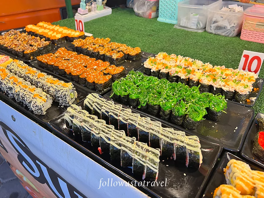 清邁周六夜市壽司