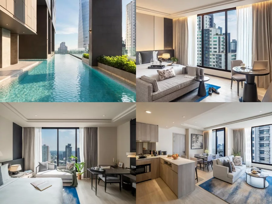 【2025曼谷住宿】最新!高CP值曼谷飯店推薦 近BTS站,平價和五星級 27 曼谷通羅雅詩閣公寓酒店