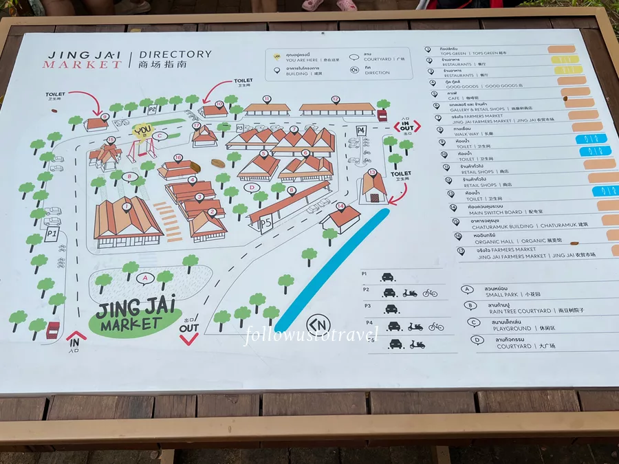 【清邁必逛】真心市集交通購物攻略 ,清邁週末市集好逛好買 4 真心市集地圖