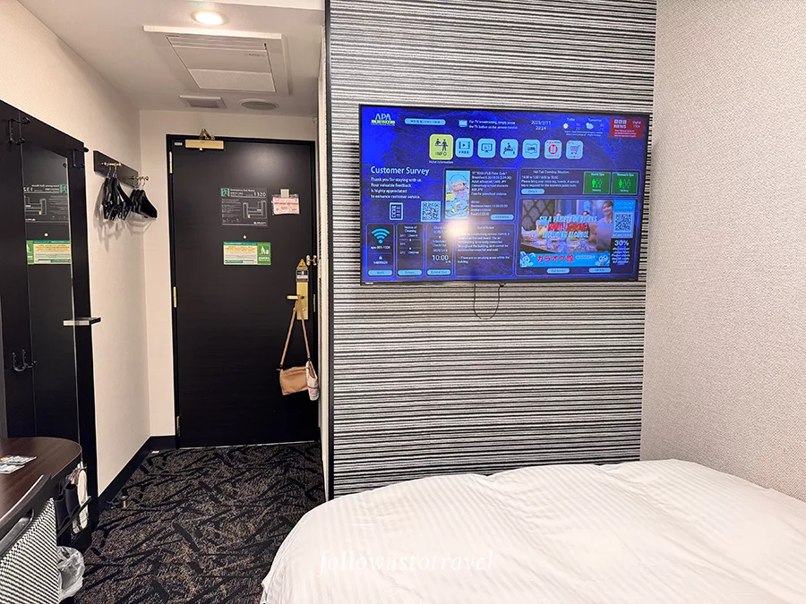 【2025名古屋住宿】APA Hotel Nagoya Ekimae心得分享,近名古屋車站、房價便宜有大浴場 18 APA Hotel Nagoya Ekimae 電視