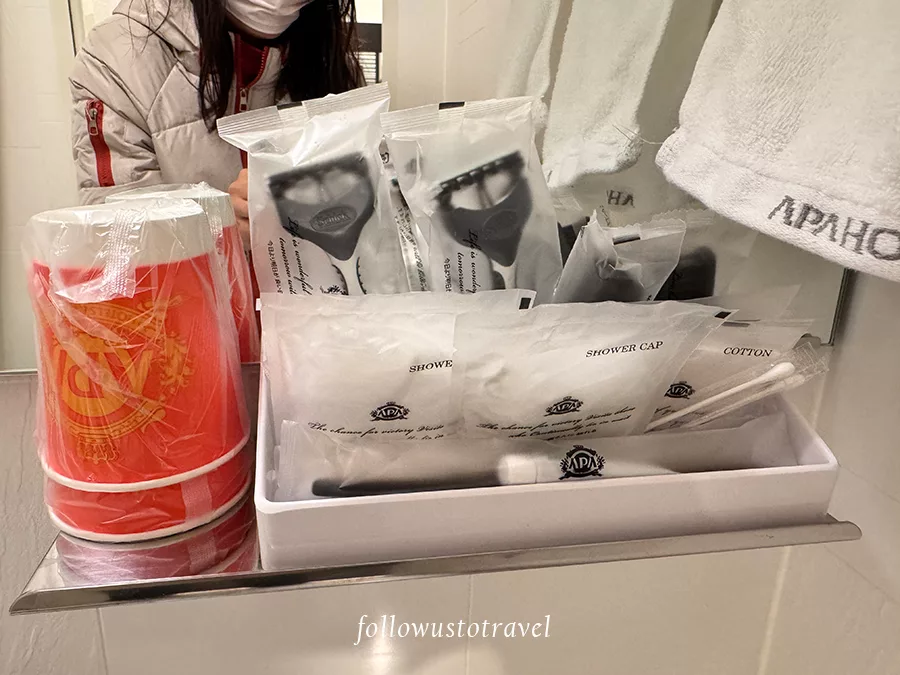 【2025名古屋住宿】APA Hotel Nagoya Ekimae心得分享,近名古屋車站、房價便宜有大浴場 22 APA Hotel Nagoya Ekimae 浴室備品