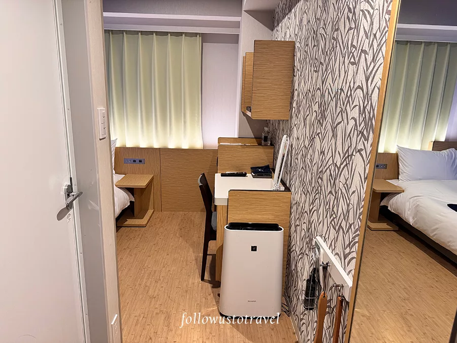 【2025名古屋住宿】名古屋伏見大和Roynet飯店心得分享,有大浴場、近地鐵站、機場巴士站! 9 名古屋伏見大和Roynet飯店房間設備加濕器