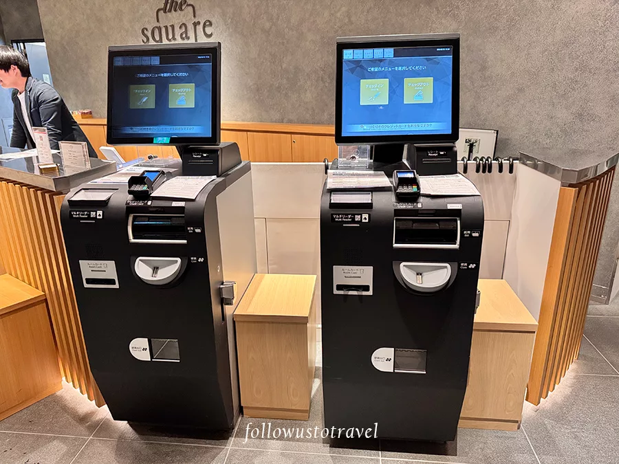the square hotel KANAZAWA 自助check-in check-out