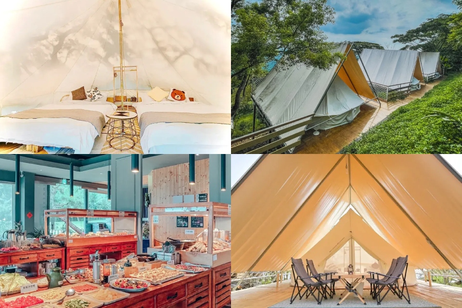 【2025台中露營推薦】精選8個台中露營區、台中豪華露營、台中懶人露營、台中露營車推薦,免裝備! 15 蟬說:山中靜靜 Immersion Glamping