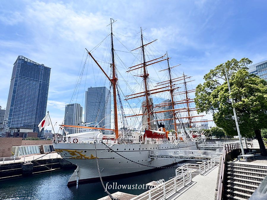 橫濱必去景點帆船日本丸