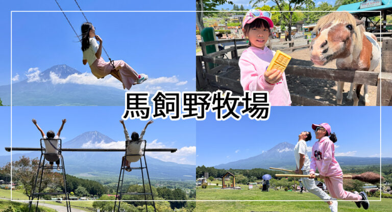【富士山景點】馬飼野牧場參觀亮點、交通門票攻略，富士山盪鞦韆、富士山倒影
