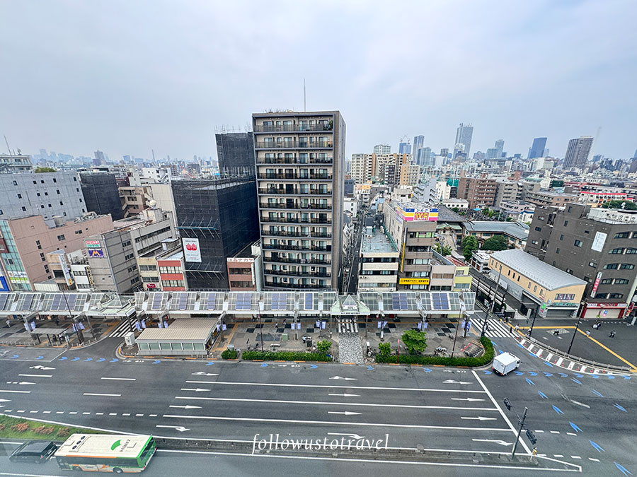 東京巢鴨站前APA飯店房間景色