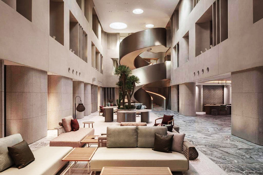 【2025屏東住宿推薦】新開!15間高人氣屏東民宿飯店,評價高、海景房 16 Hotel dùa Kenting大廳