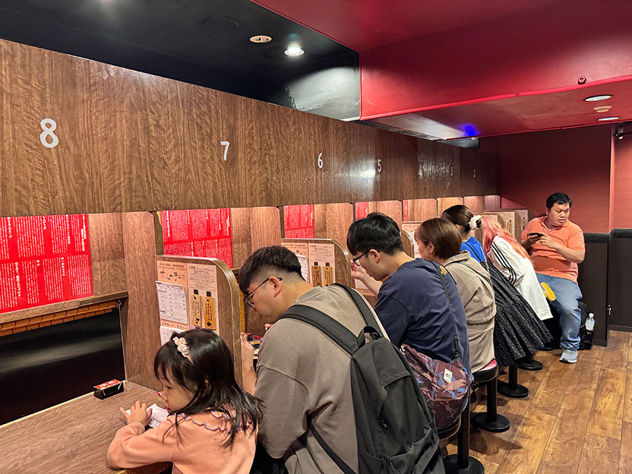一蘭拉麵K書中心特別用餐區
