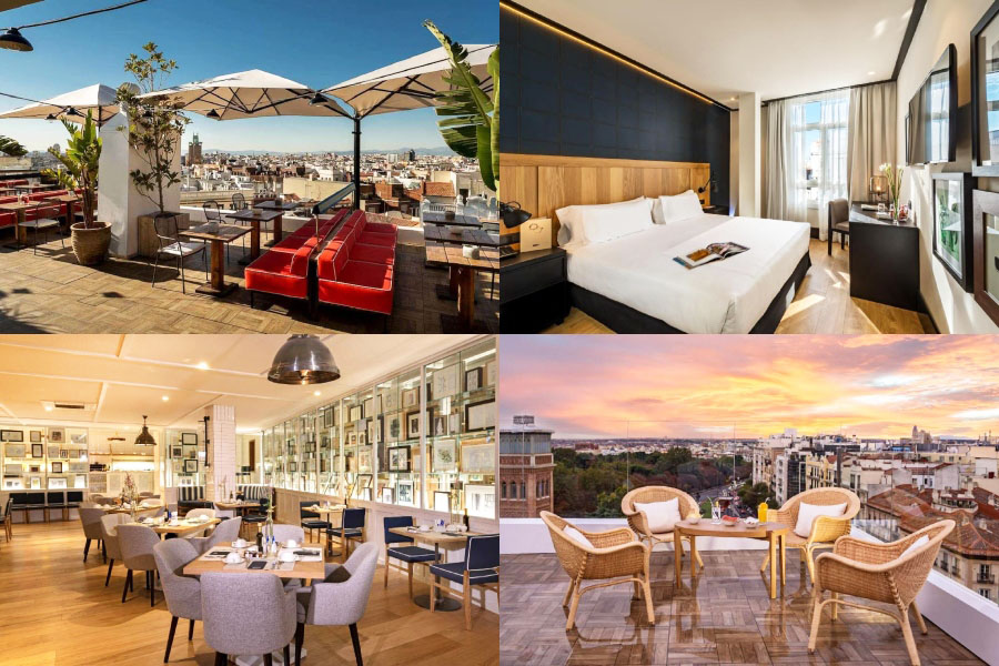 【2025馬德里住宿推薦】最新!10間馬德里飯店、安全住宿區域、地鐵站旁 15 H10阿爾卡拉之門飯店4星級高級