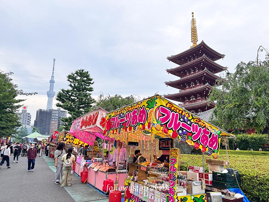 淺草寺美食街