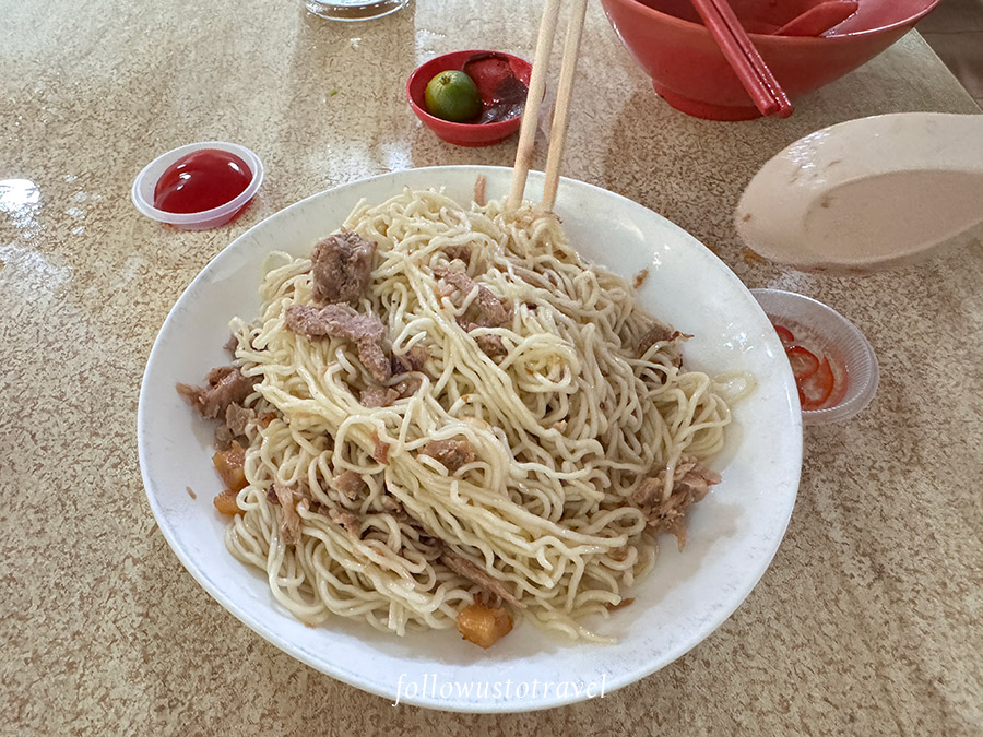 古晉美食干盤麵
