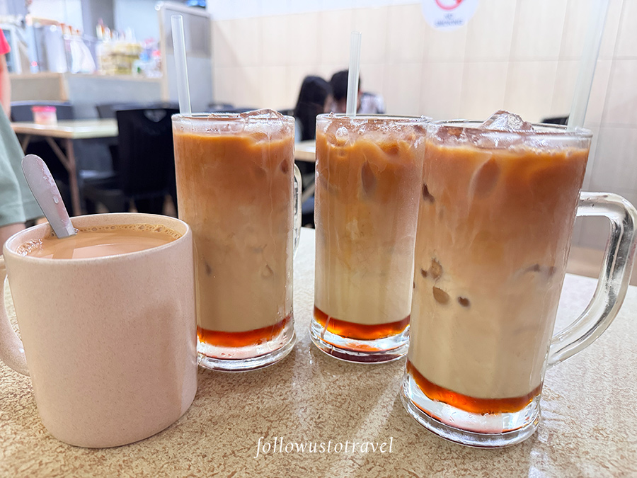三色奶茶
