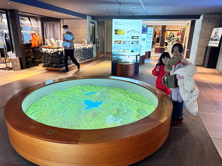 阿寒湖地形模型