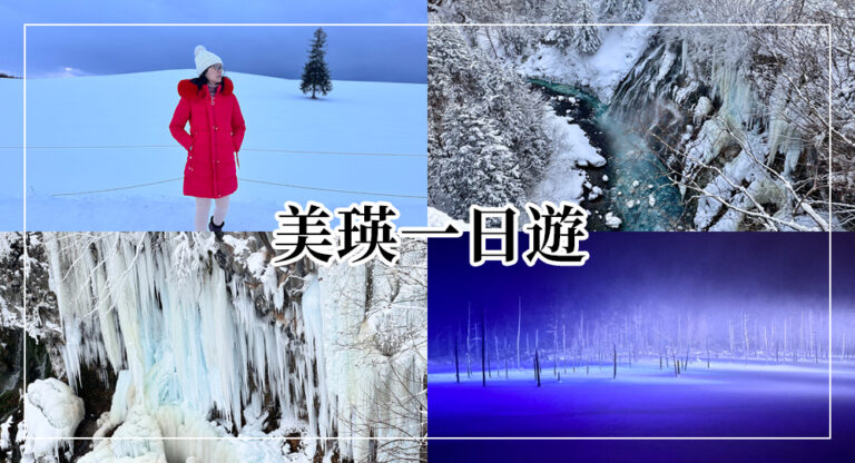 【2026美瑛景點】美瑛一日遊聖誕樹、青池、白鬚瀑布，行程交通攻略