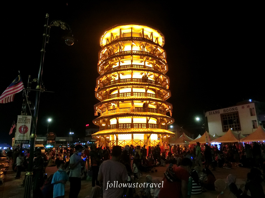 【2026霹靂旅遊】安順景點美食、交通、一日遊行程全攻略 3 安順斜塔夜景