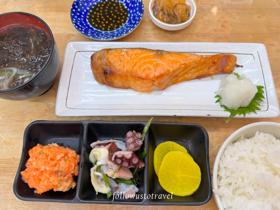 鮭魚定食